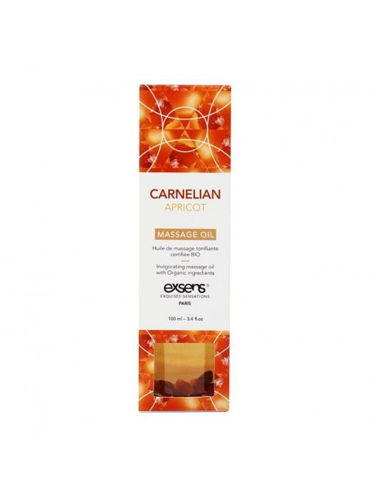 Органическое массажное масло CARNELIAN APRICOT - 100 мл. - Exsens - купить с доставкой в Вологде