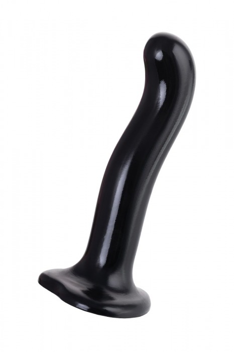 Черный стимулятор для пар P G-Spot Dildo Size M - 18 см. - Strap-on-me - в Вологде купить с доставкой