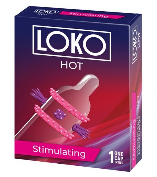 Стимулирующая насадка на пенис LOKO HOT с возбуждающим эффектом - Sitabella - в Вологде купить с доставкой