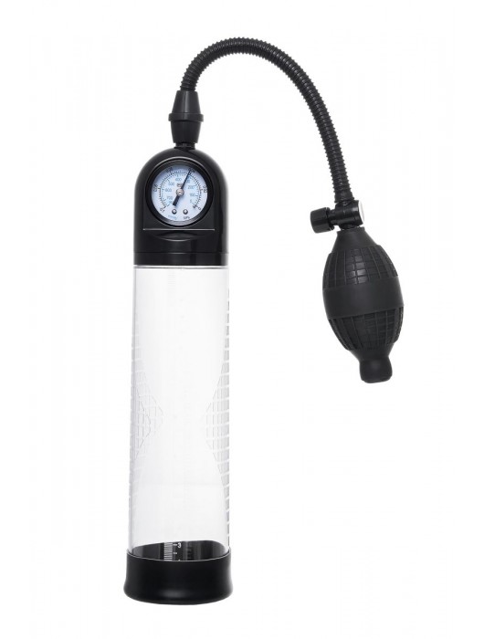 Прозрачная механическая помпа Roald с манометром - Sexus - в Вологде купить с доставкой
