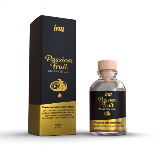 Массажный гель с ароматом маракуйи Passion Fruit - 30 мл. - INTT - купить с доставкой в Вологде