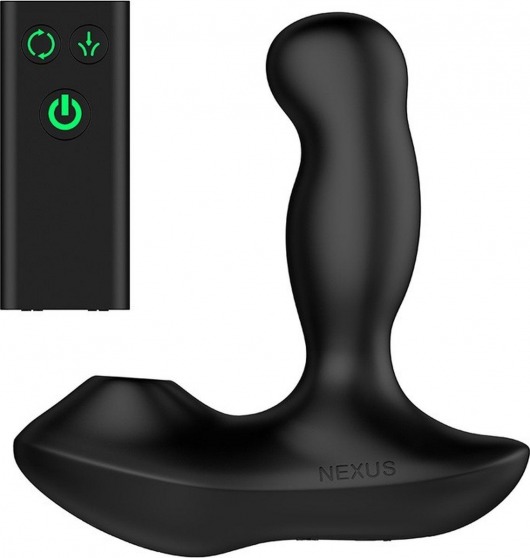 Черный вибратор-ротатор для стимуляции простаты Nexus Revo Air - Nexus Range - в Вологде купить с доставкой