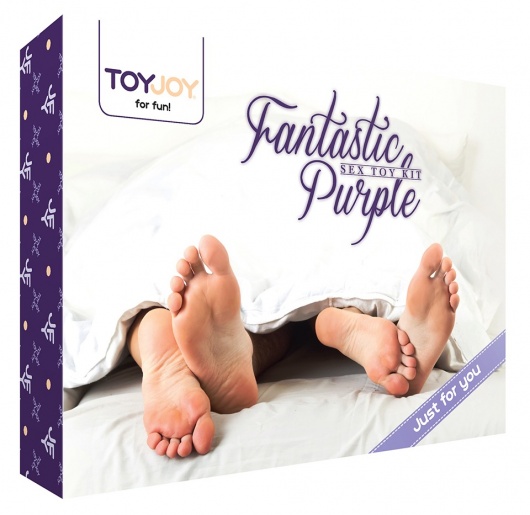Эротический набор FANTASTIC PURPLE SEX TOY KIT - Toy Joy - купить с доставкой в Вологде
