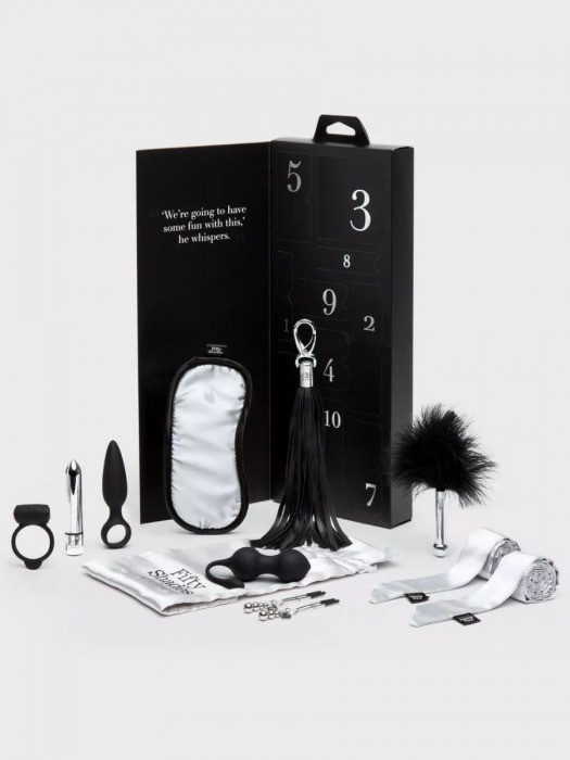 Эротический набор Pleasure Overload 10 Days of Play Gift Set - Fifty Shades of Grey - купить с доставкой в Вологде
