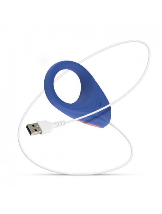 Синее эрекционное кольцо RRRING First Date Cock Ring - FeelzToys - в Вологде купить с доставкой