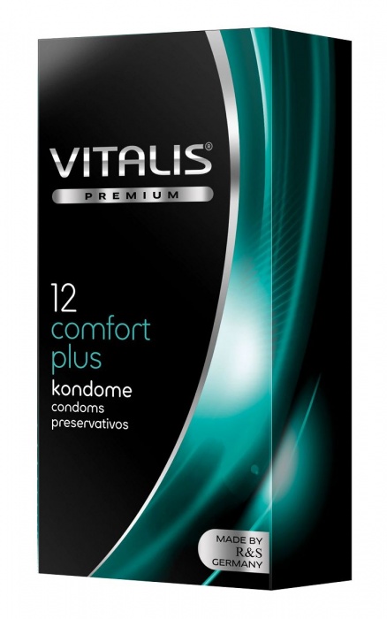 Контурные презервативы VITALIS PREMIUM comfort plus - 12 шт. - Vitalis - купить с доставкой в Вологде