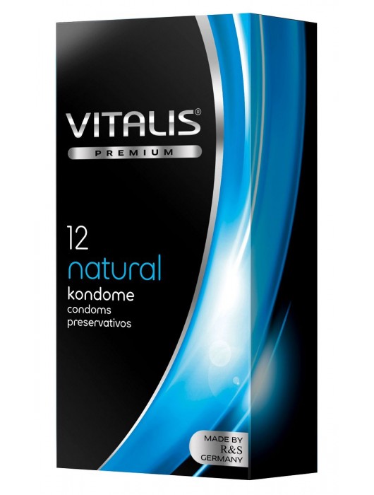 Классические презервативы VITALIS PREMIUM natural - 12 шт. - Vitalis - купить с доставкой в Вологде