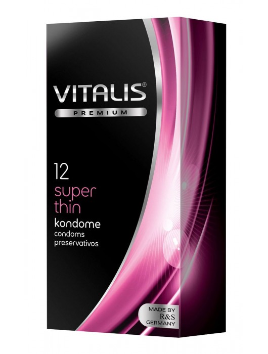 Ультратонкие презервативы VITALIS PREMIUM super thin - 12 шт. - Vitalis - купить с доставкой в Вологде