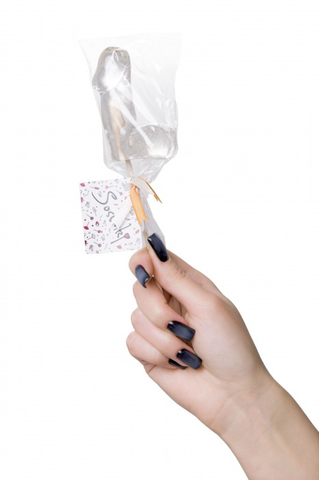 Прозрачный леденец в форме фаллоса со вкусом пина колады - Sosuчki - купить с доставкой в Вологде