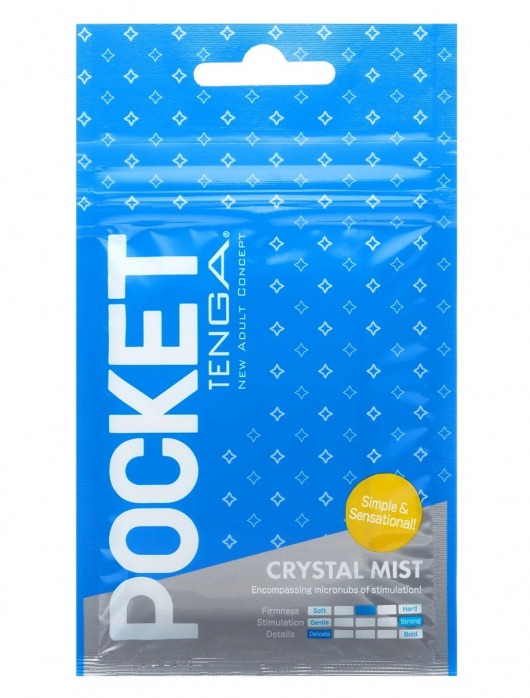 Карманный мастурбатор Crystal Mist - Tenga - в Вологде купить с доставкой