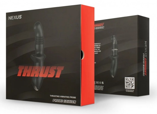 Черный вибромассажер простаты Nexus Thrust с возвратно-поступательными движениями - Nexus Range - в Вологде купить с доставкой