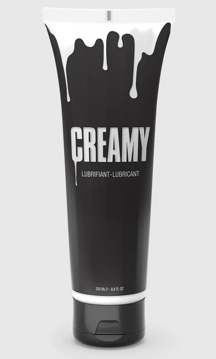 Смазка на водной основе Creamy с консистенцией спермы - 250 мл. - Strap-on-me - купить с доставкой в Вологде