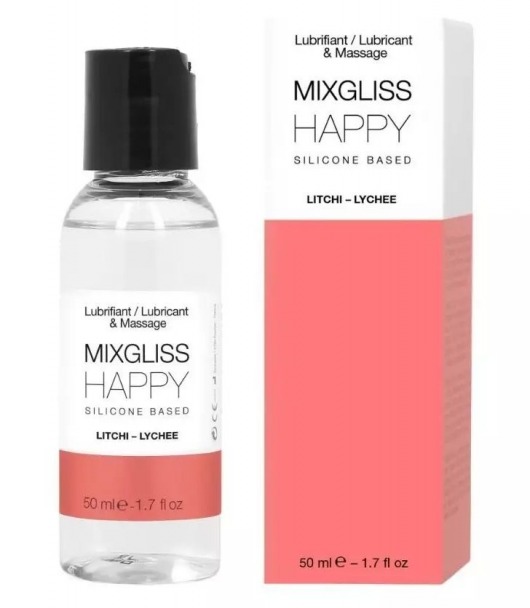 Смазка на силиконовой основе Mixgliss Happy - 50 мл. - Mixgliss - купить с доставкой в Вологде