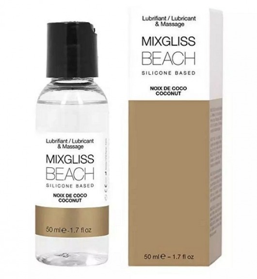 Смазка на силиконовой основе Mixgliss Beach - 50 мл. - Mixgliss - купить с доставкой в Вологде