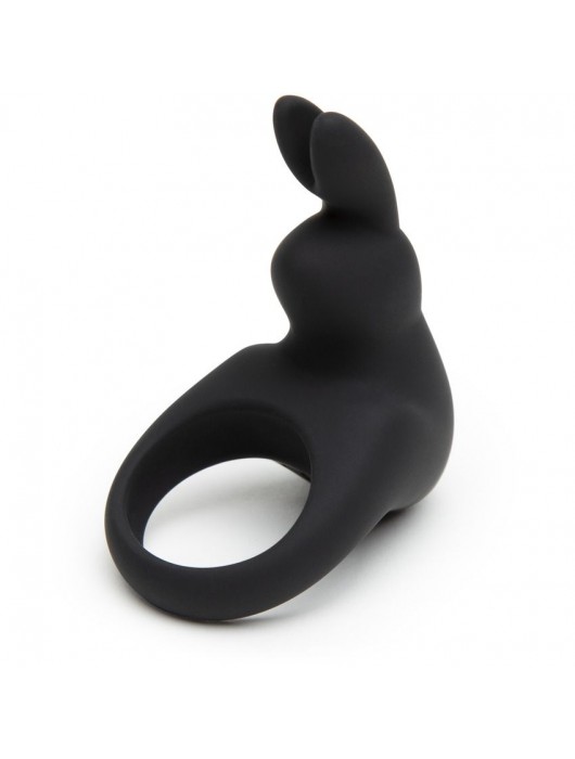 Черное эрекционное виброкольцо Happy Rabbit Rechargeable Rabbit Cock Ring - Happy Rabbit - в Вологде купить с доставкой