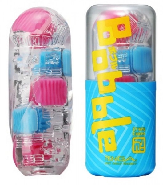Мастурбатор Tenga Bobble Crazy Cubes - Tenga - в Вологде купить с доставкой