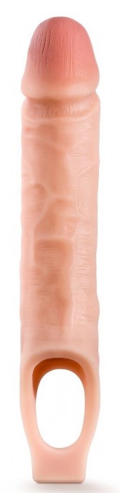 Телесная насадка на пенис 10 Inch Cock Sheath Extender - 25 см. - Blush Novelties - в Вологде купить с доставкой