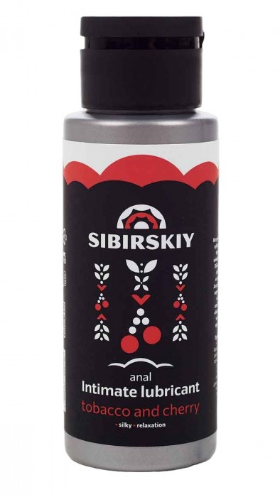 Анальный лубрикант на водной основе SIBIRSKIY с ароматом вишни и табака - 100 мл. - Sibirskiy - купить с доставкой в Вологде