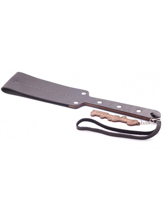 Гладкий мягкий удлиненный пэддл с заклепками - 32 см. - Crazy Handmade - купить с доставкой в Вологде