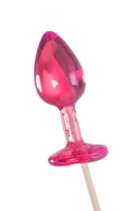 Розовый леденец  в форме анальной втулки со вкусом айриш крим - 29 гр. - Sosuчki - купить с доставкой в Вологде