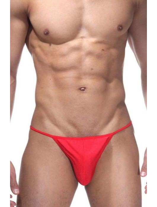 Классические красные трусы-стринги на тонких резинках - La Blinque купить с доставкой