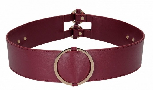 Бордовый ремень Halo Waist Belt - размер L-XL - Shots Media BV - купить с доставкой в Вологде