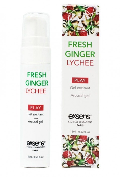 Возбуждающий гель Fresh Ginger Lychee Arousal Gel - 15 мл. - Exsens - купить с доставкой в Вологде
