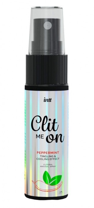 Клиторальный возбуждающий спрей Clit Me On Peppermint - 12 мл. - INTT - купить с доставкой в Вологде