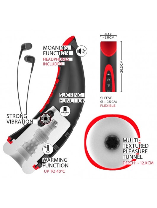 Автоматический мастурбатор WYNE 03 с подогревом - Orion - в Вологде купить с доставкой
