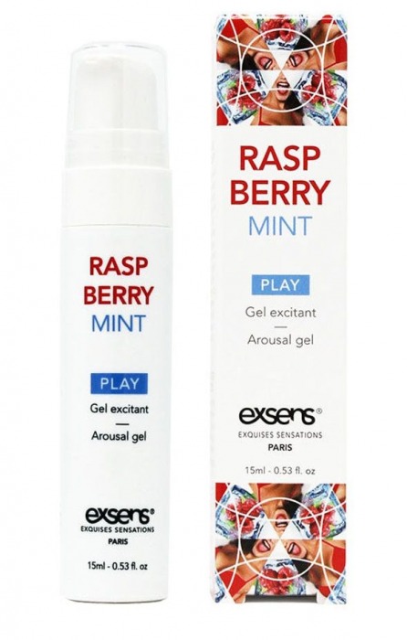Возбуждающий гель Raspberry Mint с ароматом малины и мяты - 15 мл. - Exsens - купить с доставкой в Вологде