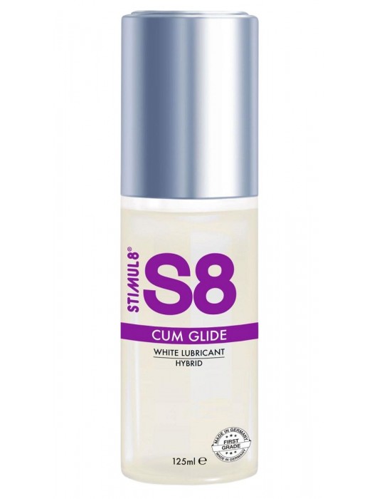 Гибридный лубрикант S8 Hybrid Cum Glide с консистенцией спермы - 125 мл. - Stimul8 - купить с доставкой в Вологде