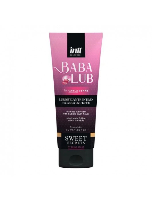 Лубрикант на водной основе Babalub с ароматом жвачки - 50 мл. - INTT - купить с доставкой в Вологде