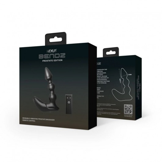 Черный вибростимулятор Nexus Bendz Prostate Edition - 14,1 см. - Nexus Range - в Вологде купить с доставкой