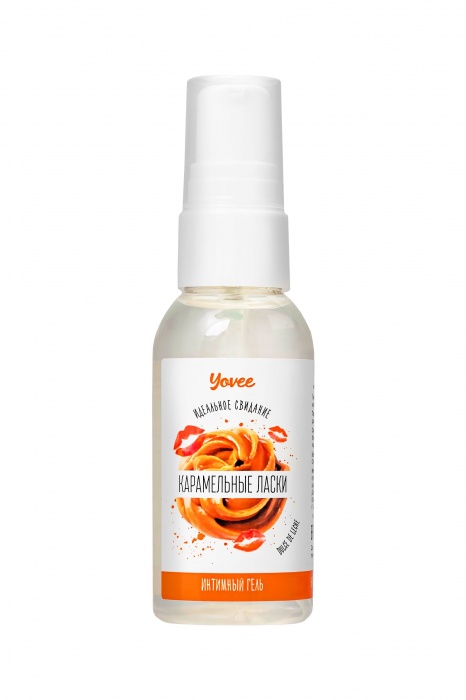 Съедобная гель-смазка Yovee «Карамельные ласки» с Д-пантенолом и вкусом Dulce de Leche - 50 мл. - ToyFa - купить с доставкой в Вологде