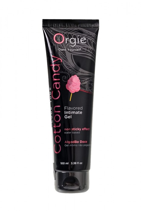 Интимный гель на водной осное Lube Tube Cotton Candy со вкусом сахарной ваты - 100 мл. - ORGIE - купить с доставкой в Вологде