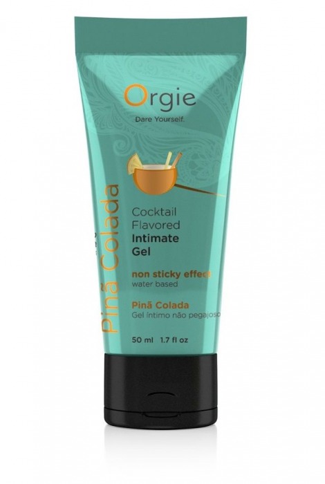 Съедобный интимный гель Orgie Lube Tube Cocktail Pina Colada - 50 мл. - ORGIE - купить с доставкой в Вологде