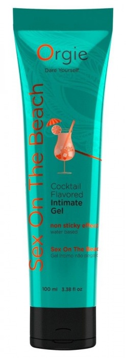 Съедобный интимный гель Orgie Lube Tube Cocktail Sex On The Beach - 100 мл. - ORGIE - купить с доставкой в Вологде