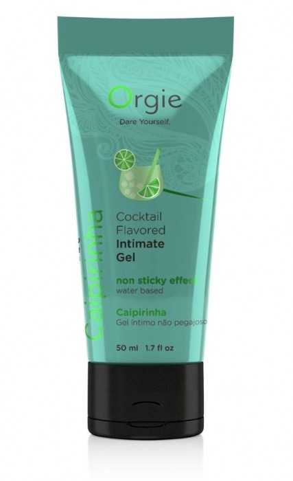 Съедобный интимный гель Orgie Lube Tube Cocktail Caipirinha - 50 мл. - ORGIE - купить с доставкой в Вологде