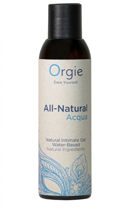 Интимный гель на водной основе Orgie All-Natural Acqua - 150 мл. - ORGIE - купить с доставкой в Вологде