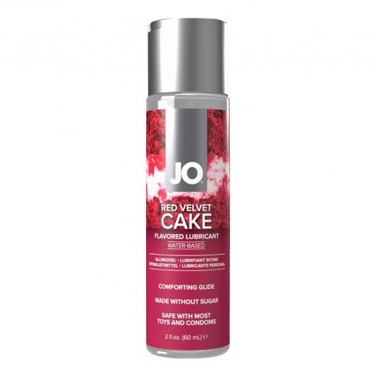 Лубрикант на водной основе JO H2O Red Velvet Cake Flavored Lubricant - 60 мл. - System JO - купить с доставкой в Вологде