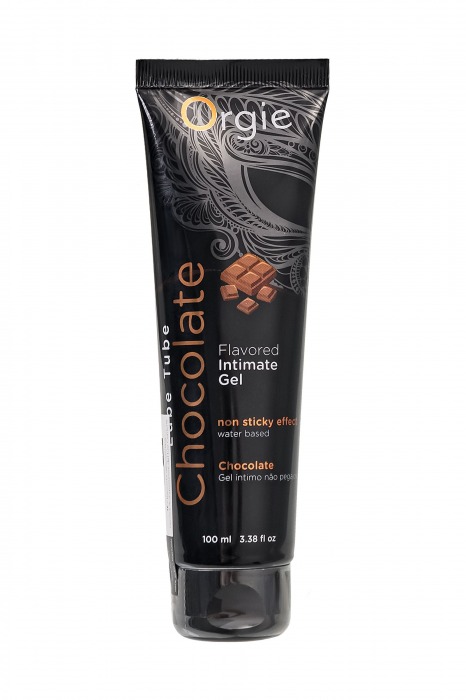 Интимный гель на водной основе Lube Tube Chocolate с шоколадным вкусом - 100 мл. - ORGIE - купить с доставкой в Вологде