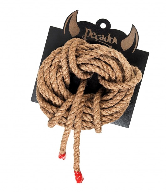Джутовая веревка для шибари - 5 м. - Pecado - купить с доставкой в Вологде