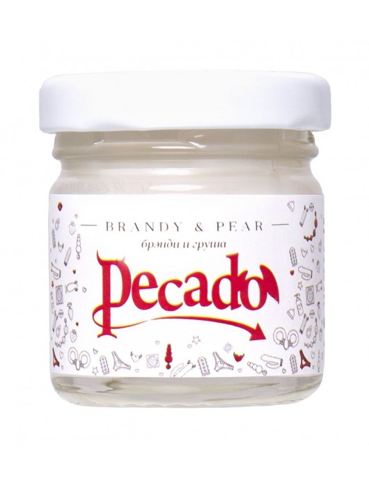 Массажная свеча Brandy   Pear - 35 мл. - Pecado - купить с доставкой в Вологде