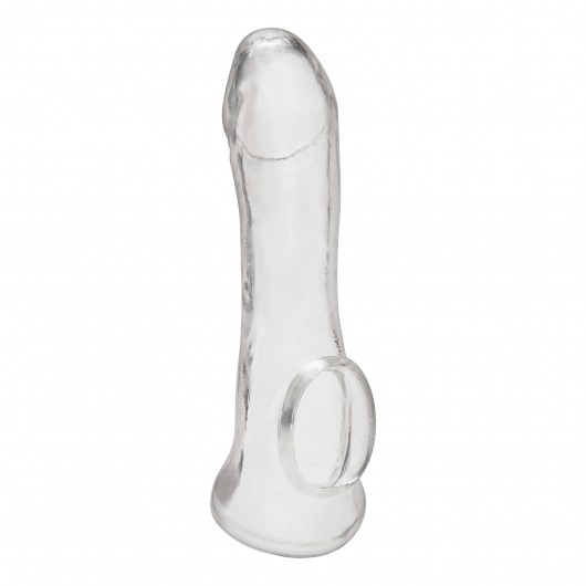 Прозрачная насадка на пенис Transparent Penis Enhancing Sleeve Extension - 15,9 см. - BlueLine - в Вологде купить с доставкой