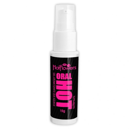 Гель для оральных ласк Oral Hot с согревающим эффектом - 15 гр. - HotFlowers - купить с доставкой в Вологде