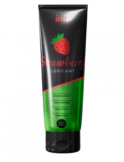 Смазка на водной основе с ароматом клубники Strawberry Lubricant - 100 мл. - INTT - купить с доставкой в Вологде