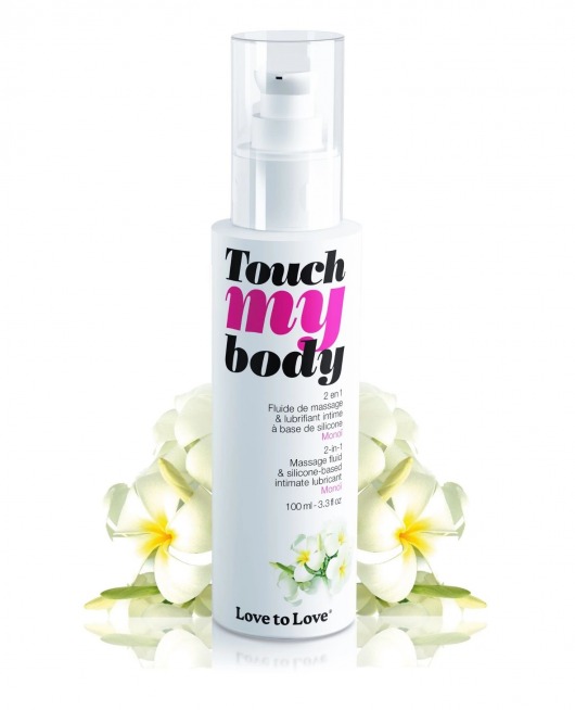 Силиконовый лубрикант 2-в-1 Touch My Body с ароматом моной - 100 мл. - Love to Love - купить с доставкой в Вологде