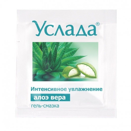 Гель-смазка «Услада с алоэ» - 3 гр. - Биоритм - купить с доставкой в Вологде