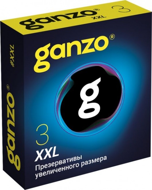 Презервативы увеличенного размера Ganzo XXL - 3 шт. - Ganzo - купить с доставкой в Вологде