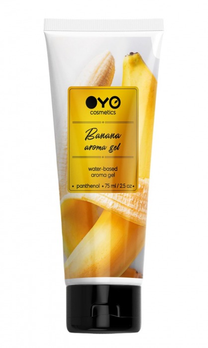 Лубрикант на водной основе OYO Aroma Gel Banana с ароматом банана - 75 мл. - OYO - купить с доставкой в Вологде